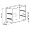 ESCURREPLATOS INOX 700MM