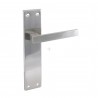MANILLA CUBO PLACA ZAMAK NIQUEL