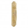 MANILLON OMEGA PLACA LATON SATINADO