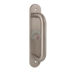 MANILLON PLACA OVAL INOX