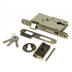CERRADURA 47MM BRONCE INGLES