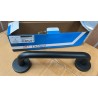 MANILLON CURVO ROSETA 200MM INOX NEGRO