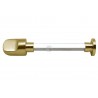MULETILLA PARA PLACA LATON SATINADO