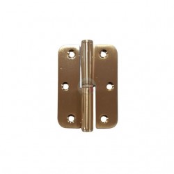 PERNIO 90x65 C/REDONDO DCHA INOX- LATON