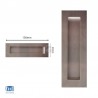 CAZOLETA RECTANGULAR 150x50 INOX 304