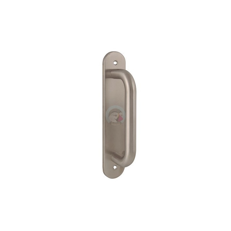 MANILLON PLACA OVAL INOX