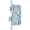 CERRADURA 7063 Entrada 55mm eje 72mm INOX 304. Frente 24mm